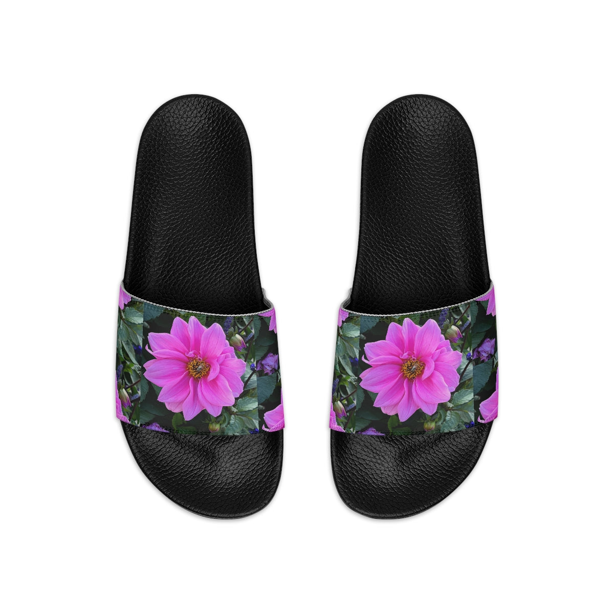 Victoria Pink Flower Women's Slide Sandals