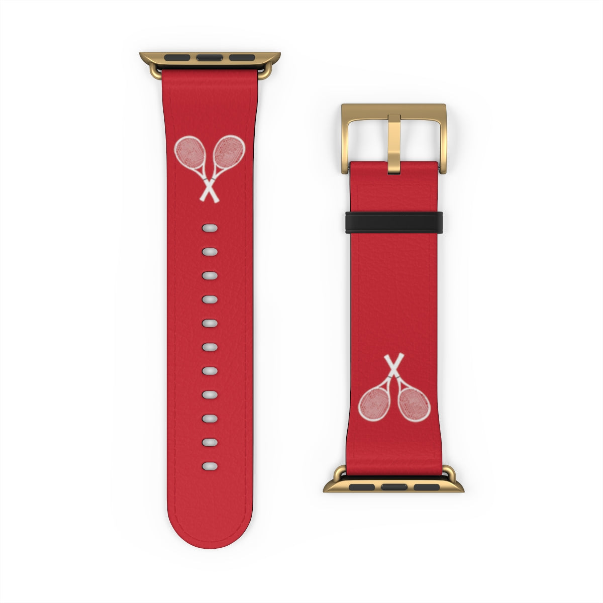 Tennis Apple Watch Band - Dk Red - 42-45 mm (AWB-T-DRWR-42)