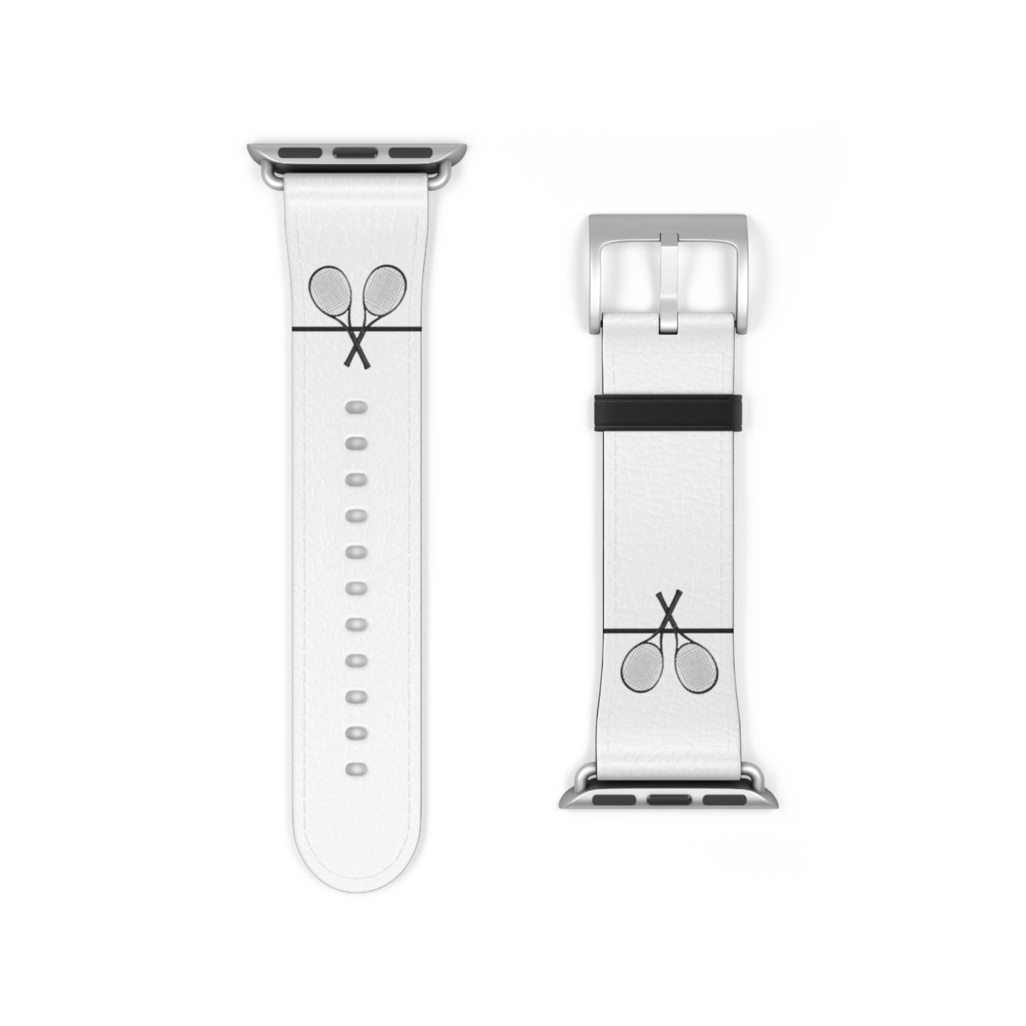 Tennis Apple Watch Band - White - 38-41 mm (AWB-T-WBR)