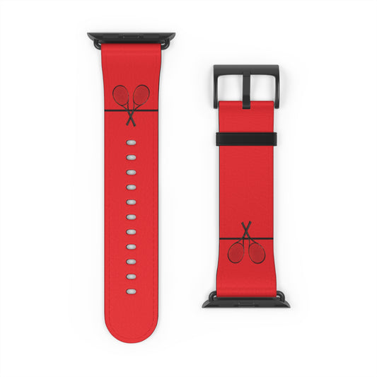 Tennis Apple Watch Band - Red - 42-45 mm (AWB-T-RBR-42)