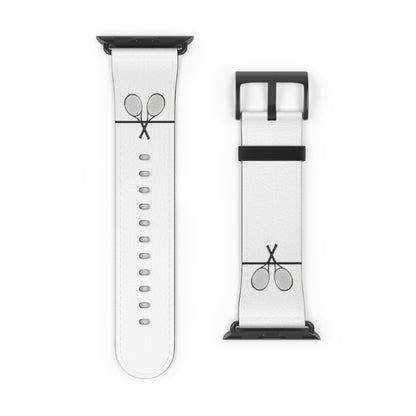 Tennis Apple Watch Band - White - 42-45 mm (AWB-T-WBR-42)