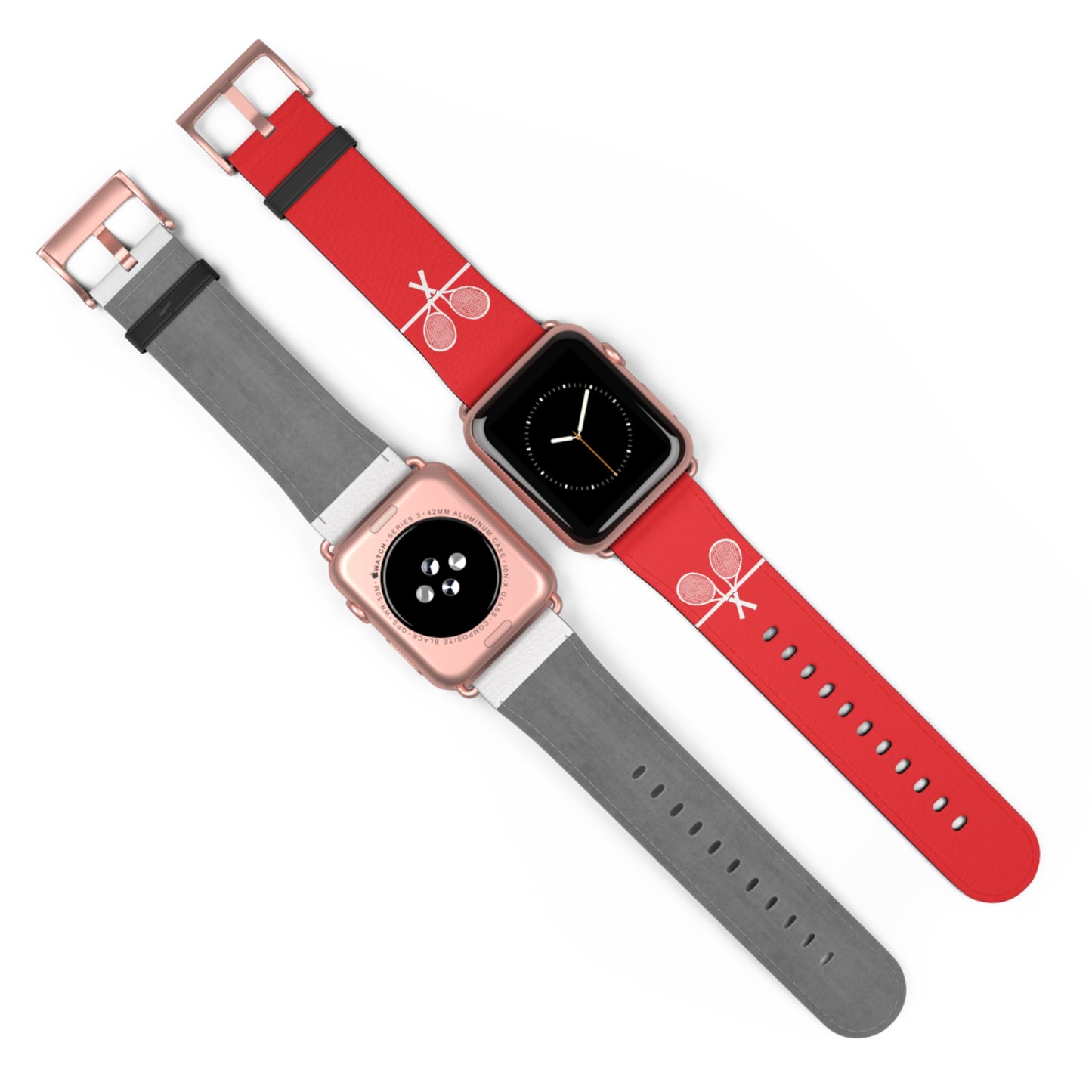 Tennis Apple Watch Band - Red - 42-45 mm (AWB-T-RWR-42)