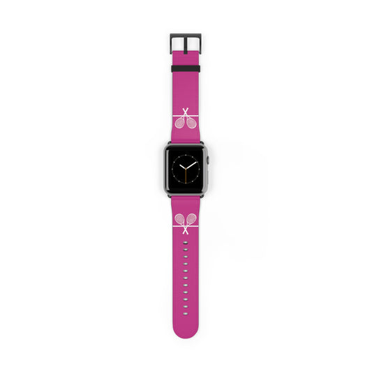 Tennis Apple Watch Band - Dk Pink - 42-45 mm (AWB-T-DPIWR-42)