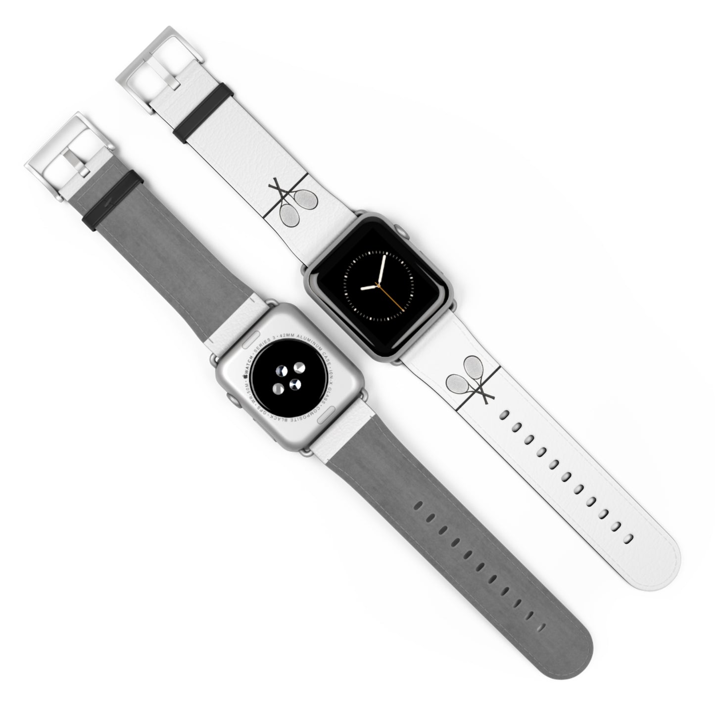 Tennis Apple Watch Band - White - 42-45 mm (AWB-T-WBR-42)