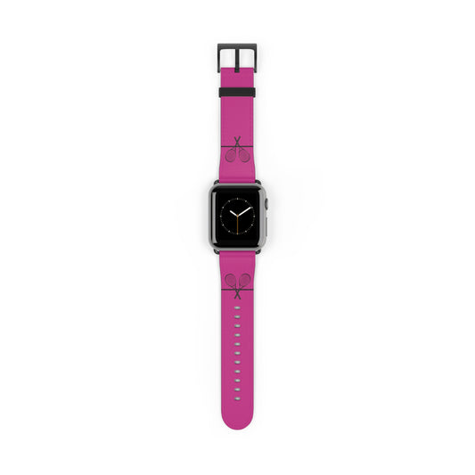 Tennis Apple Watch Band - Dk Pink - 38-41 mm (AWB-T-DPIBR-38)