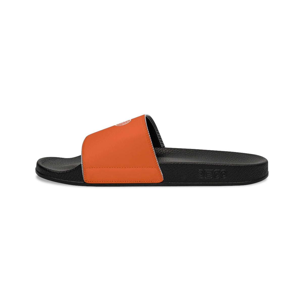 Tennis Racket Women's Slide Sandals - Orange (WS-T-OWR)