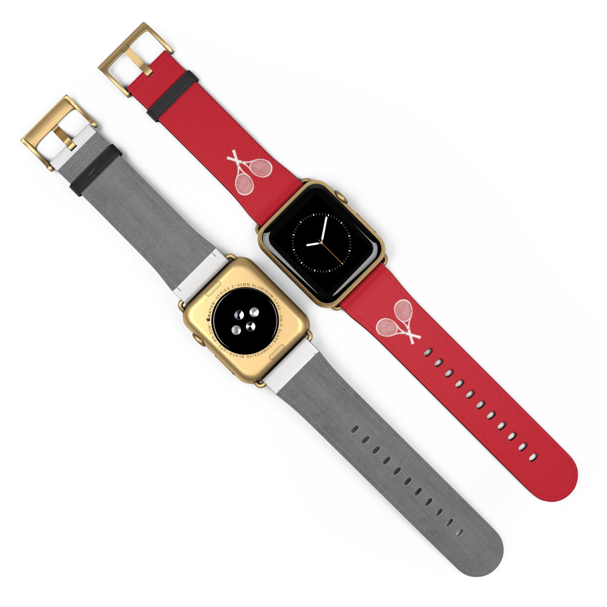 Tennis Apple Watch Band - Dk Red - 42-45 mm (AWB-T-DRWR-42)