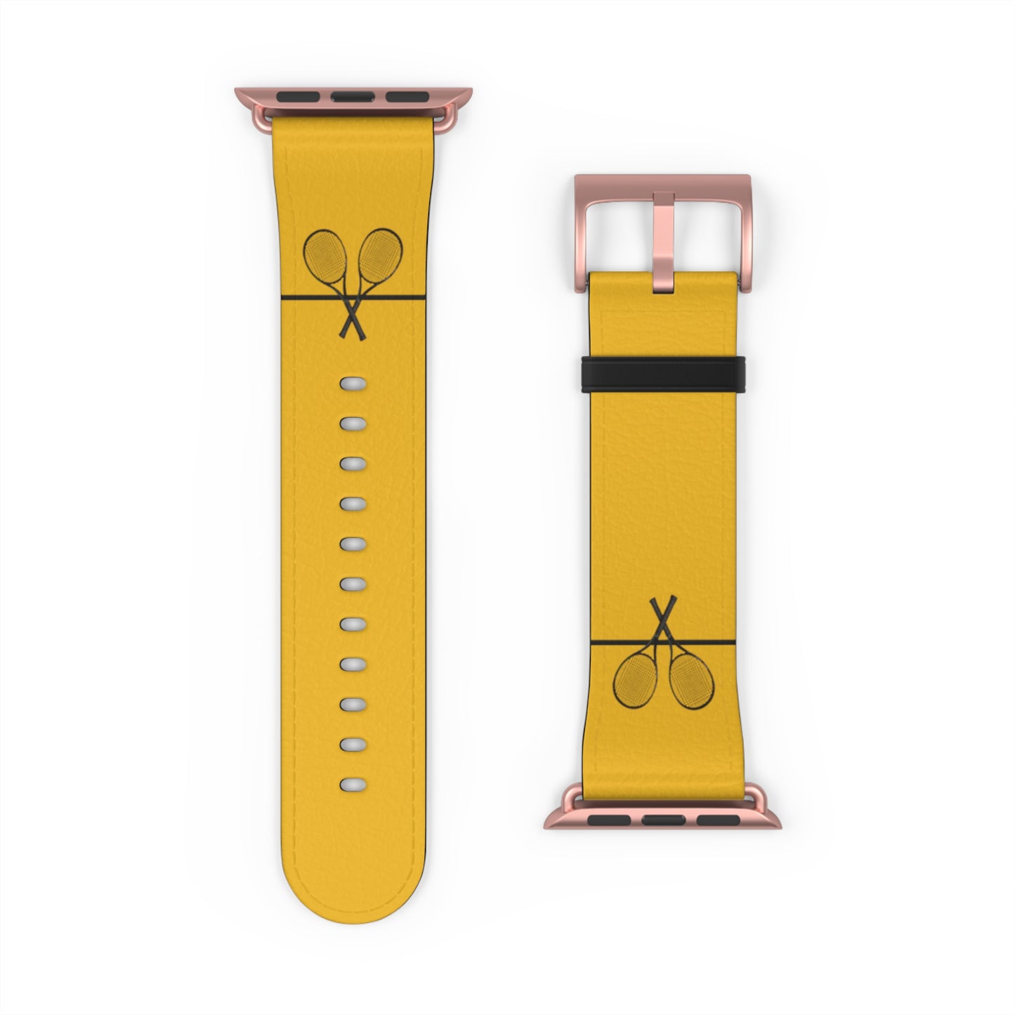 Tennis Apple Watch Band - Yellow - 42-45 mm (AWB-T-YBR-42)