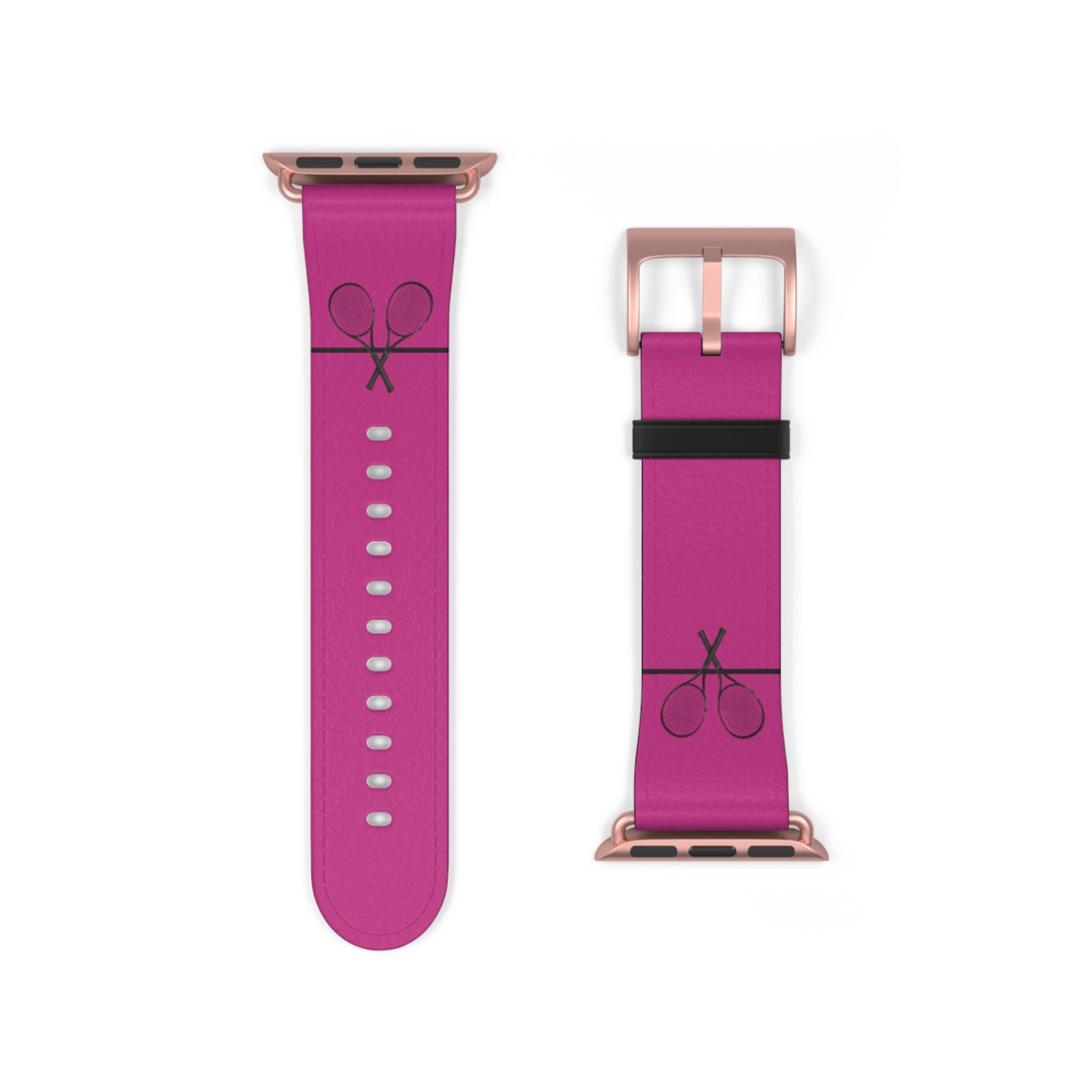 Tennis Apple Watch Band - Dk Pink - 38-41 mm (AWB-T-DPIBR-38)