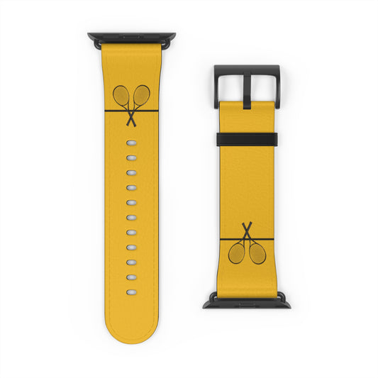 Tennis Apple Watch Band - Yellow - 42-45 mm (AWB-T-YBR-42)