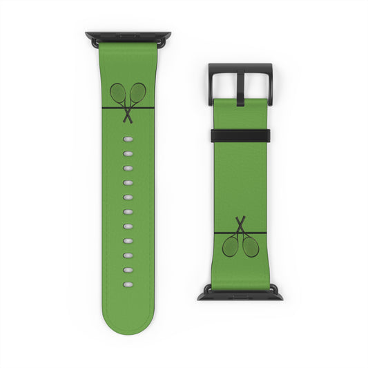 Tennis Apple Watch Band - Green - 42-45 mm (AWB-T-LGBR-42)