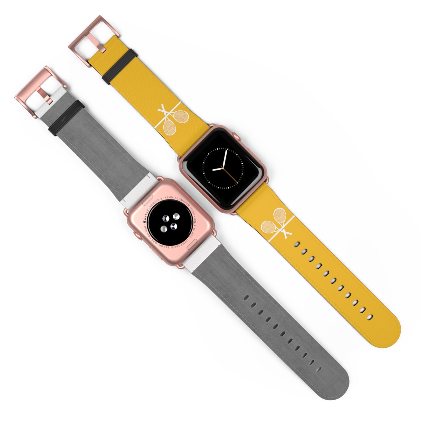 Tennis Apple Watch Band - Yellow - 42-45 mm (AWB-T-YWR-42)