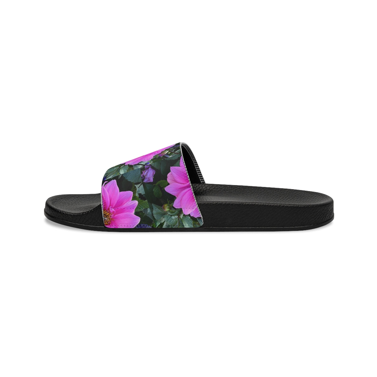 Victoria Pink Flower Women's Slide Sandals