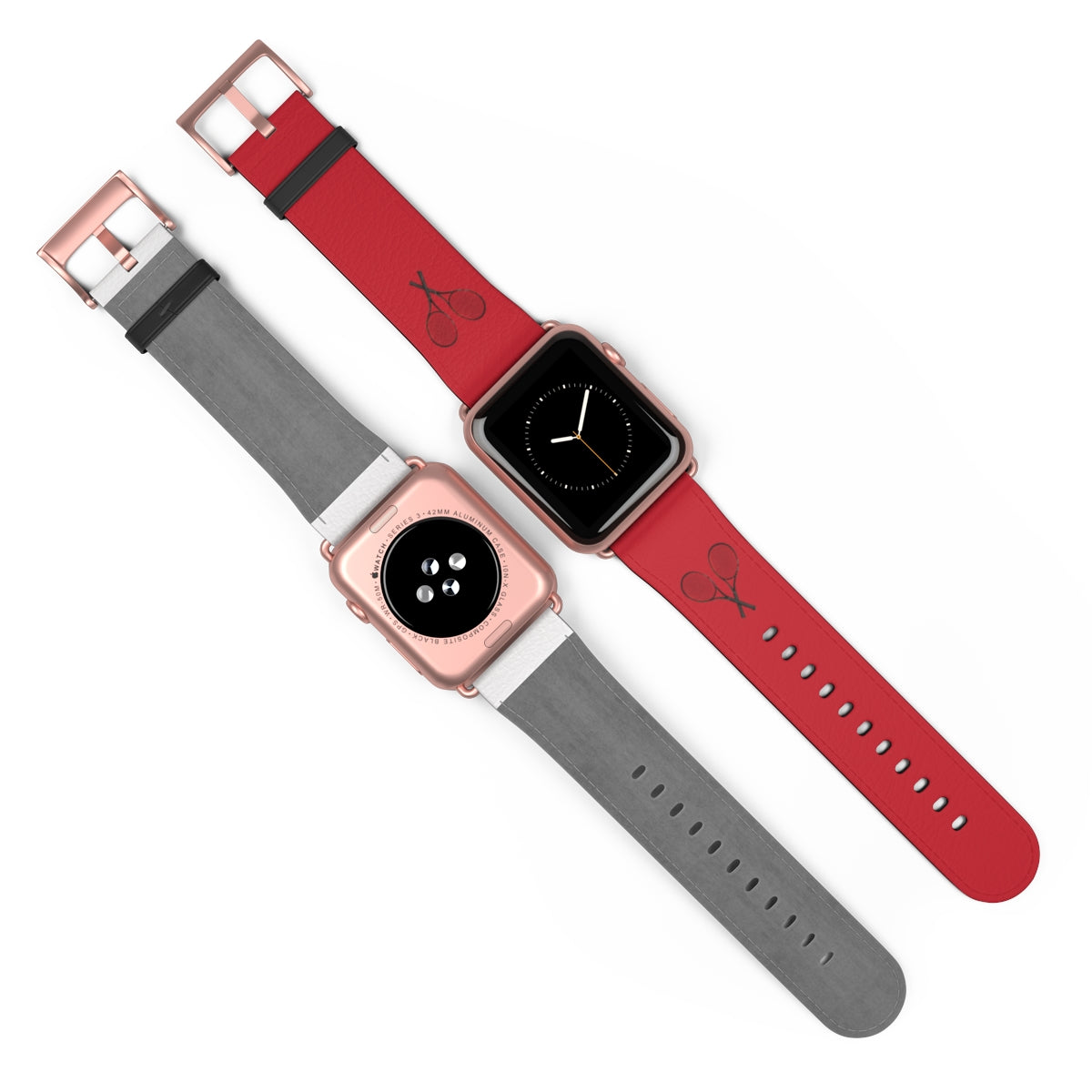 Tennis Apple Watch Band - Dk Red - 42-45 mm (AWB-T-DRBR-42)