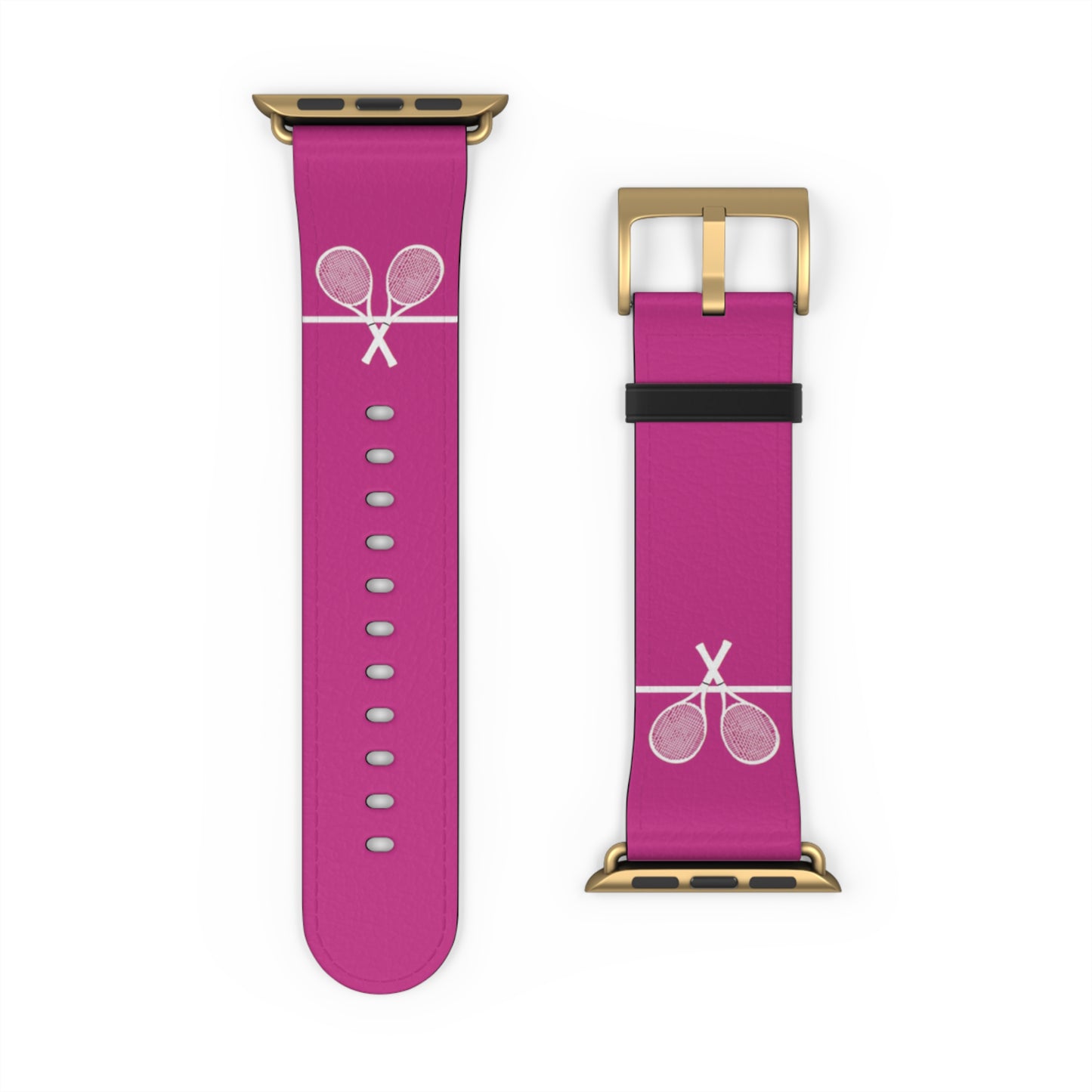 Tennis Apple Watch Band - Dk Pink - 42-45 mm (AWB-T-DPIWR-42)