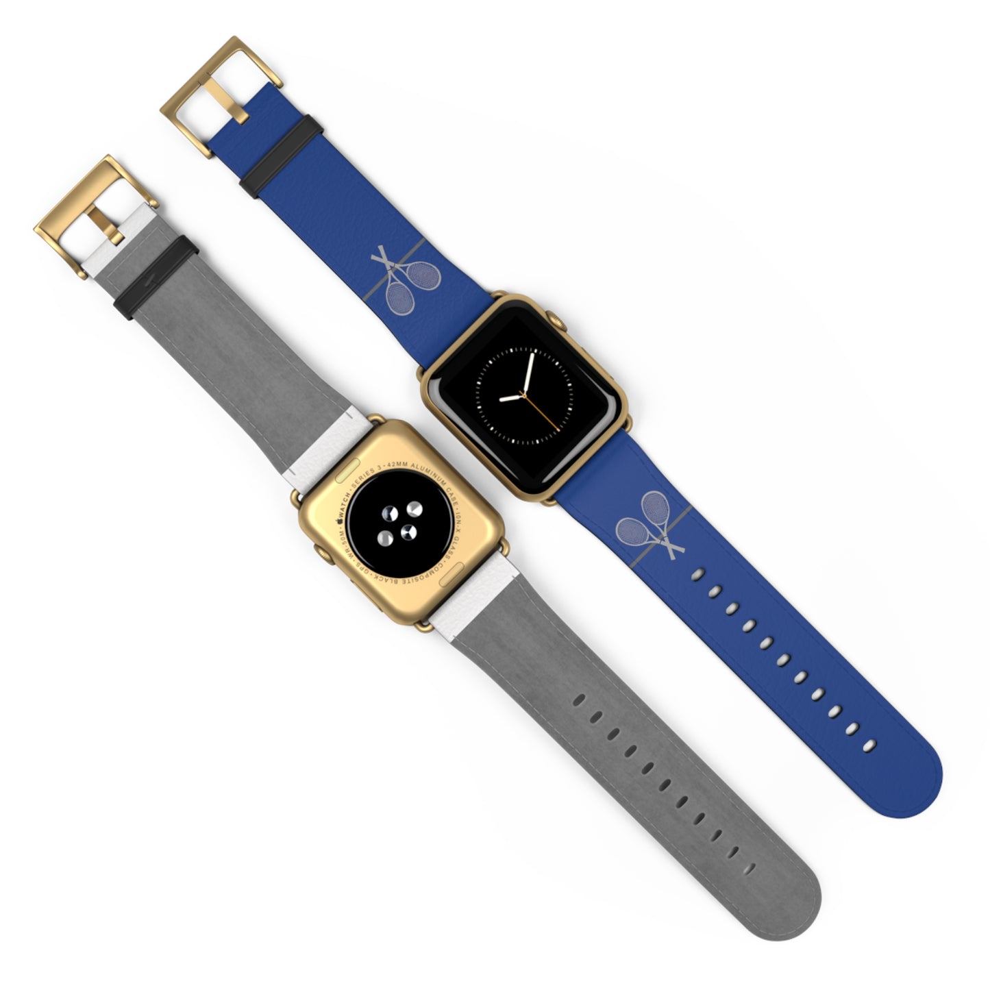 Tennis Apple Watch Band - Dk Blue - 42-45 mm (AWB-T-DBGR-42)