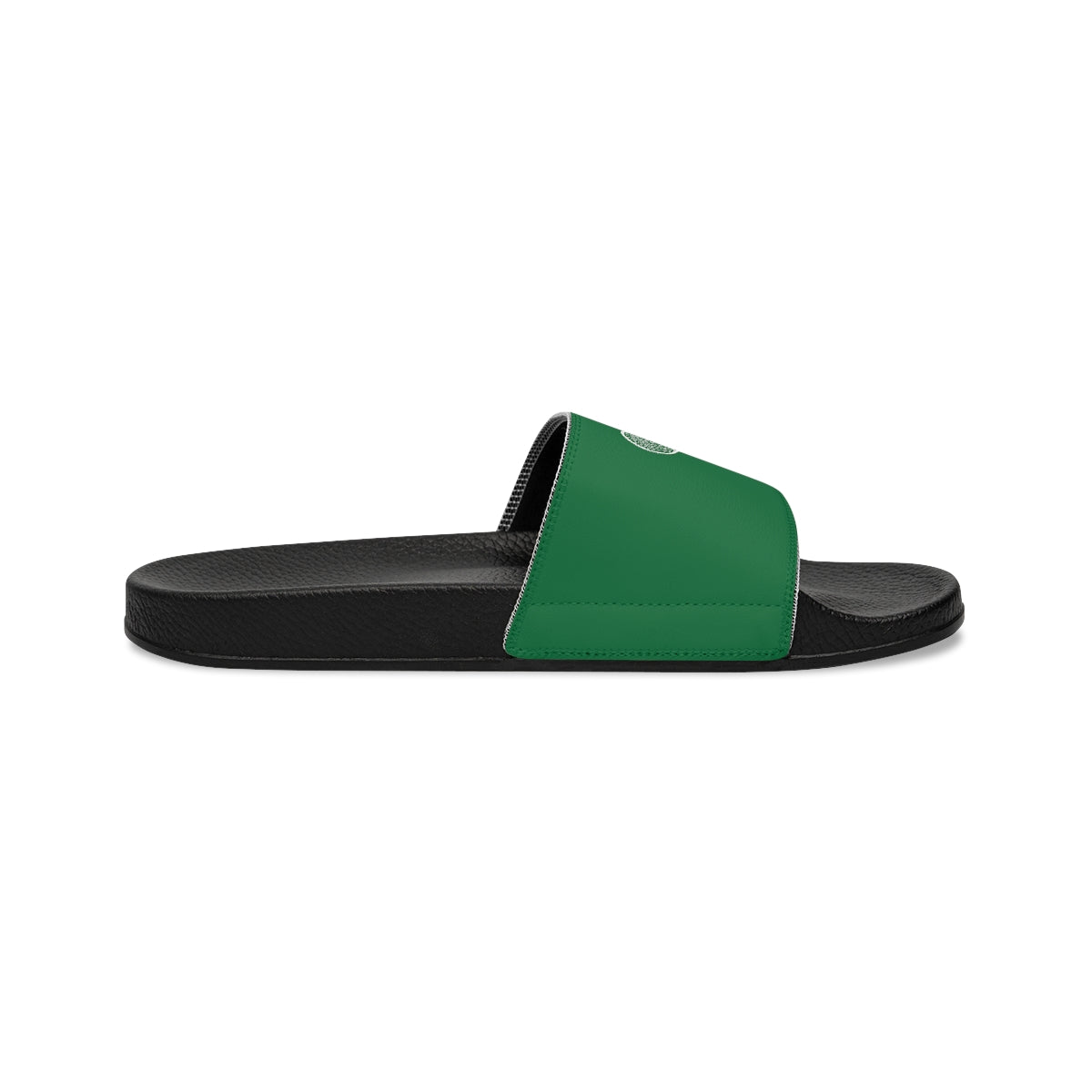 Tennis Racket Women's Slide Sandals - Green (WS-T-DGWR)