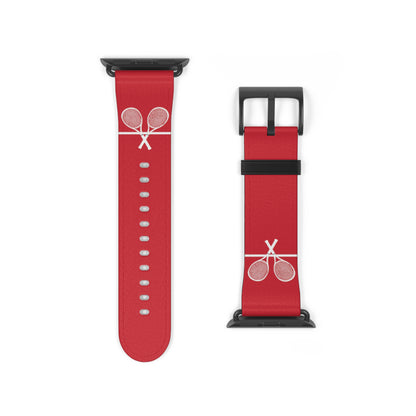 Tennis Apple Watch Band - Dk Red - 38-41 mm (AWB-T-DRWR)