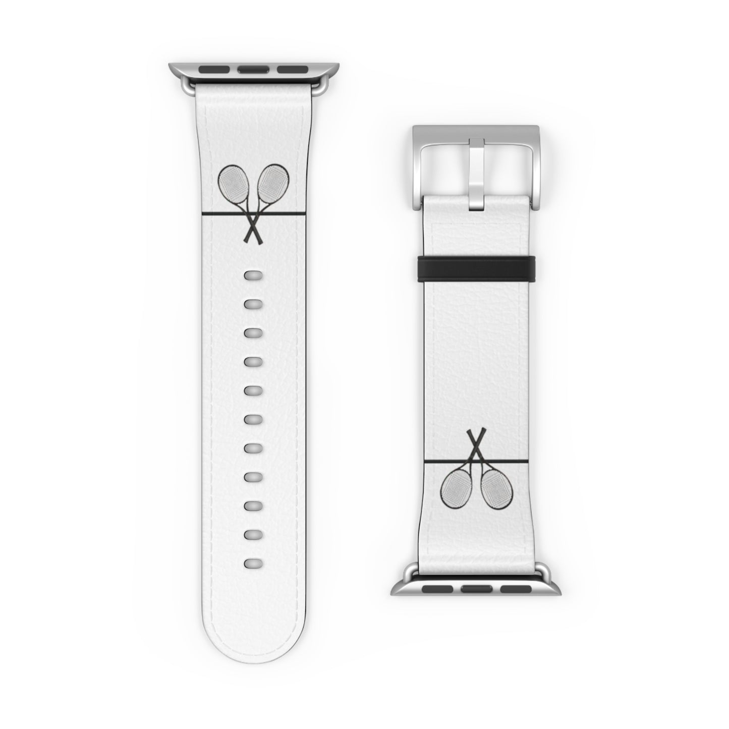 Tennis Apple Watch Band - White - 42-45 mm (AWB-T-WBR-42)