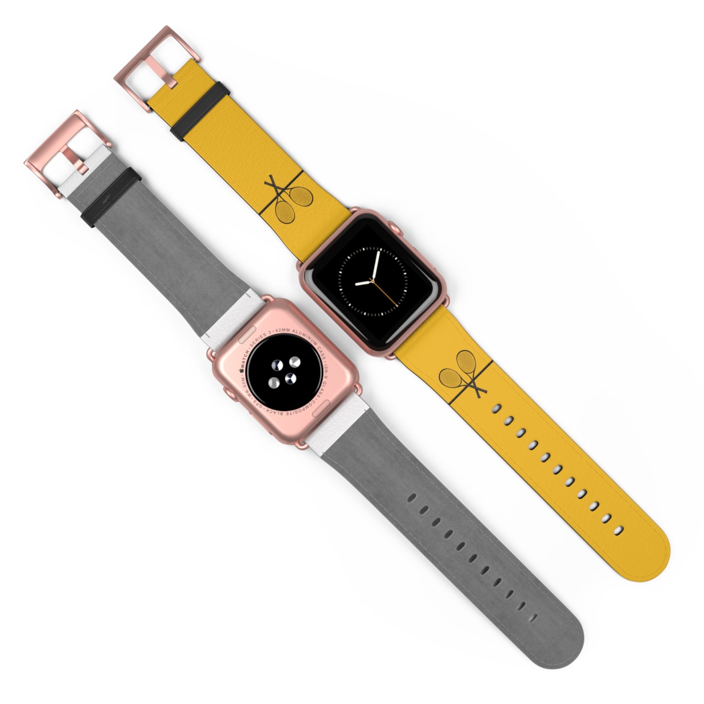 Tennis Apple Watch Band - Yellow - 42-45 mm (AWB-T-YBR-42)