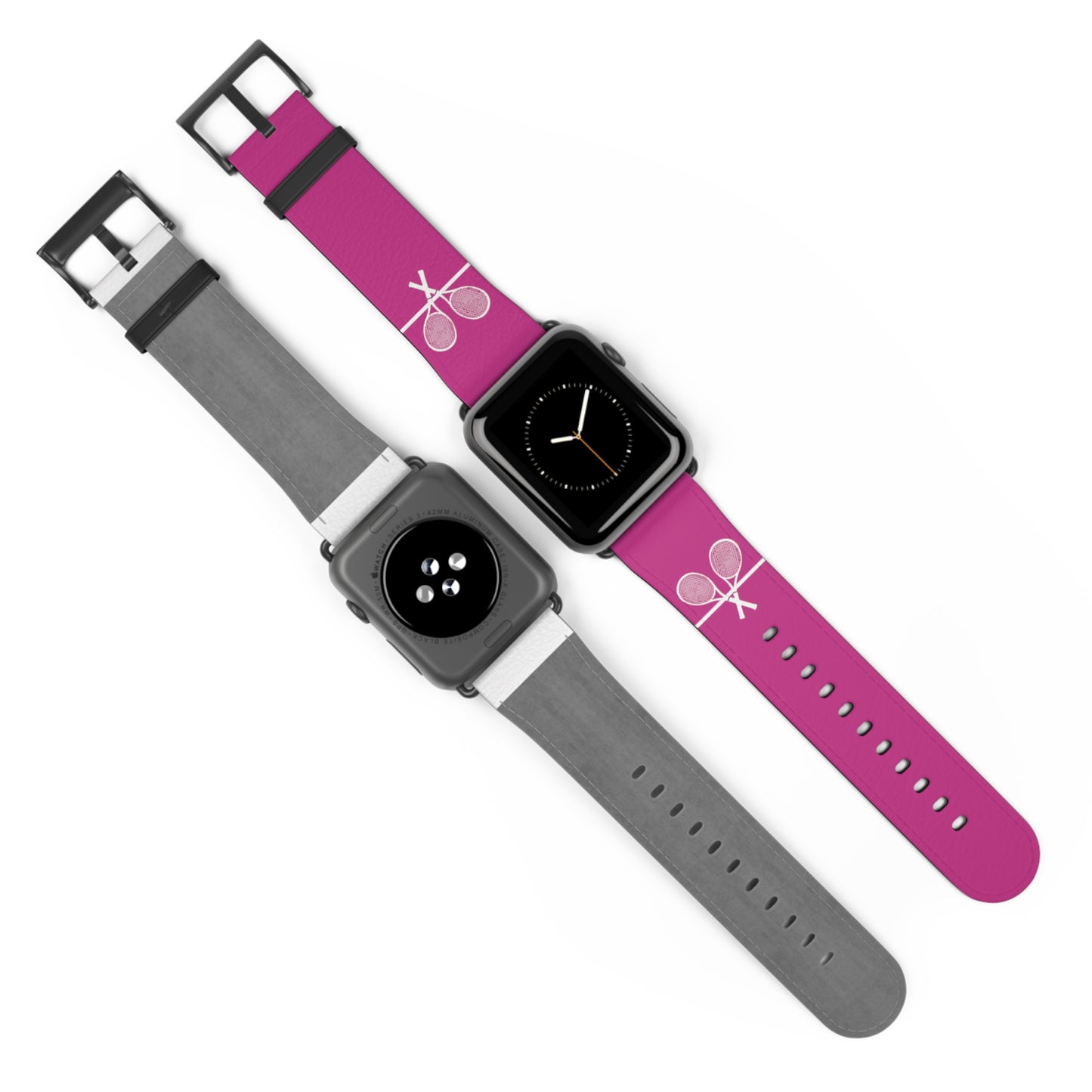 Tennis Apple Watch Band - Dk Pink - 42-45 mm (AWB-T-DPIWR-42)