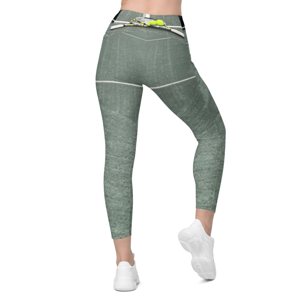 Tennis Crossover leggings with play pockets