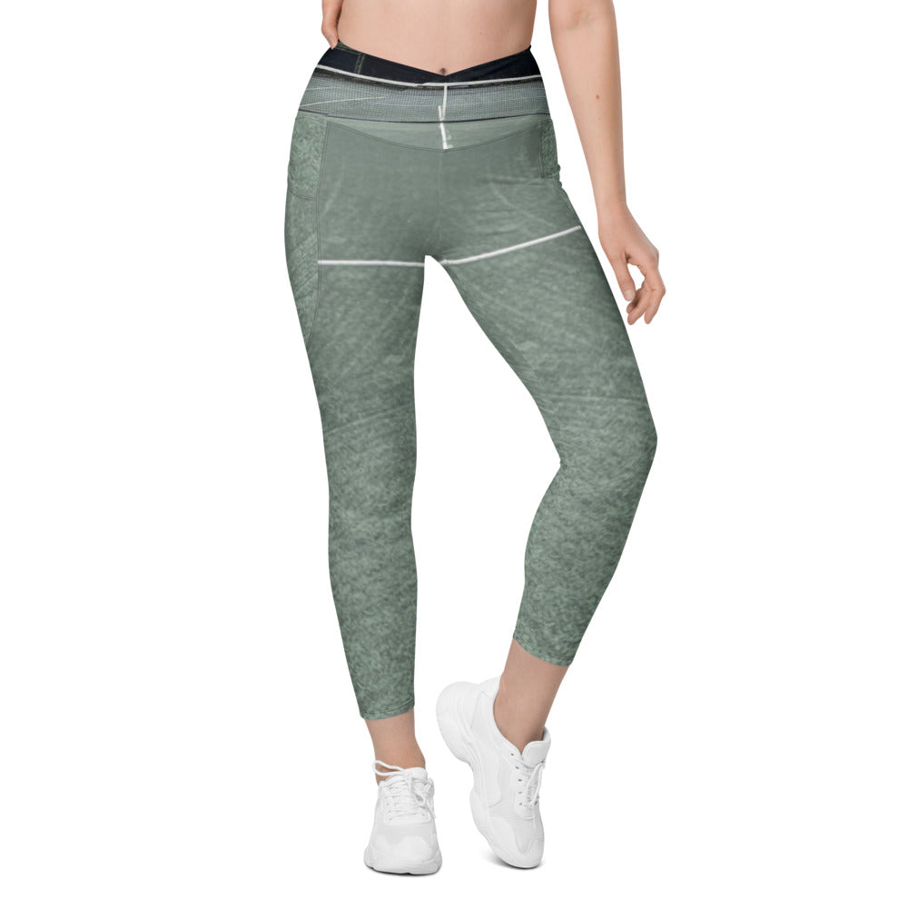 Tennis Crossover leggings with play pockets