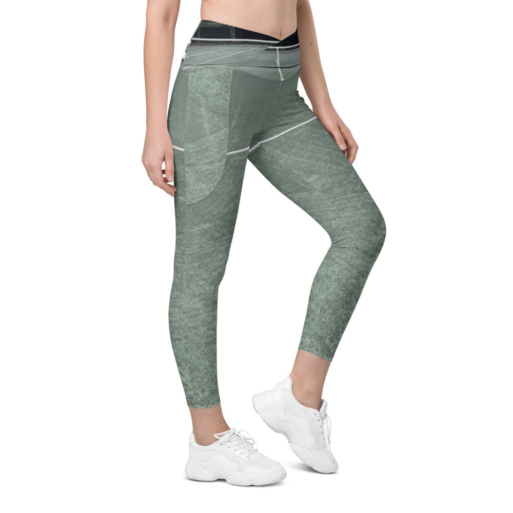 Tennis Crossover leggings with play pockets