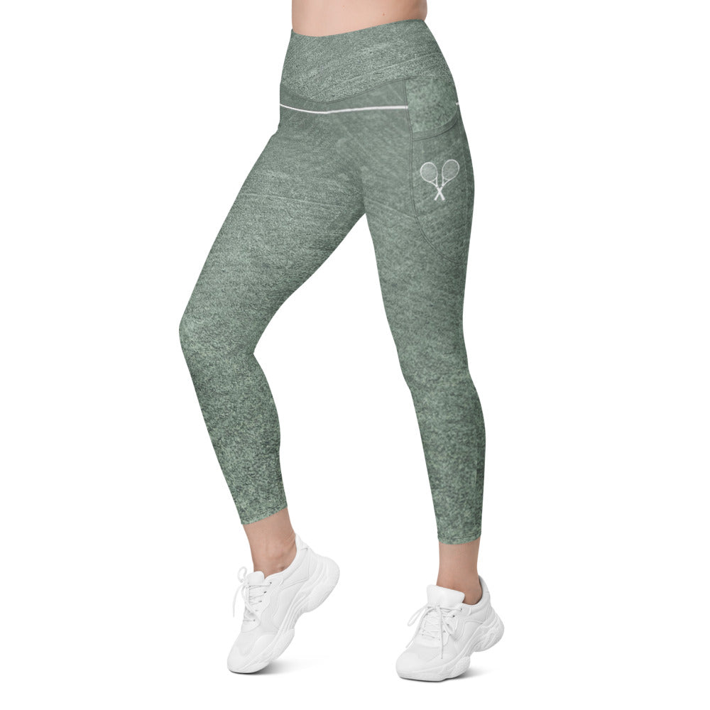 Tennis Clay Leggings with racket pockets