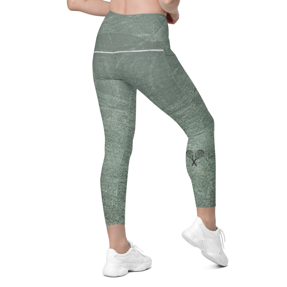 Tennis Clay Leggings with pockets/Racket Calf