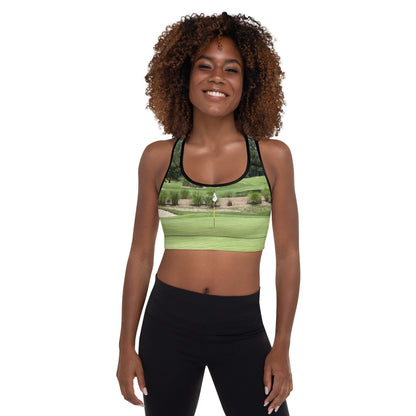 Golf Course Sports Bra - Black Trim