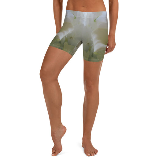 Flower Yoga Shorts