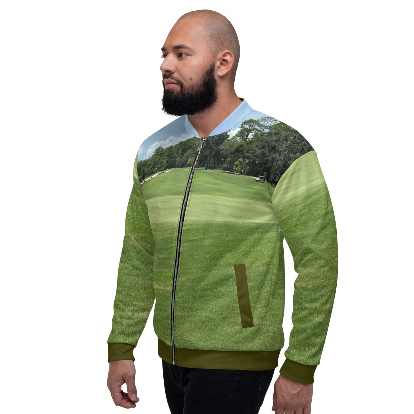 Golf Course Unisex Bomber Jacket