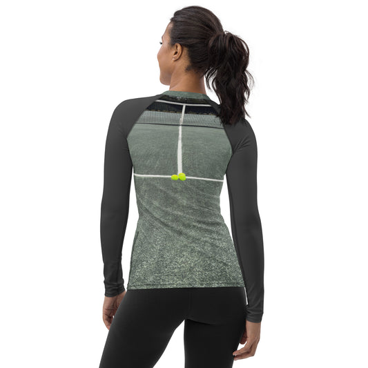 Tennis Play w/Balls Women's Rash Guard