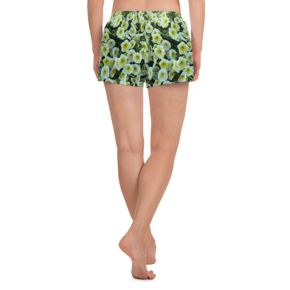 Victoria Flowers Women’s Recycled Athletic Shorts