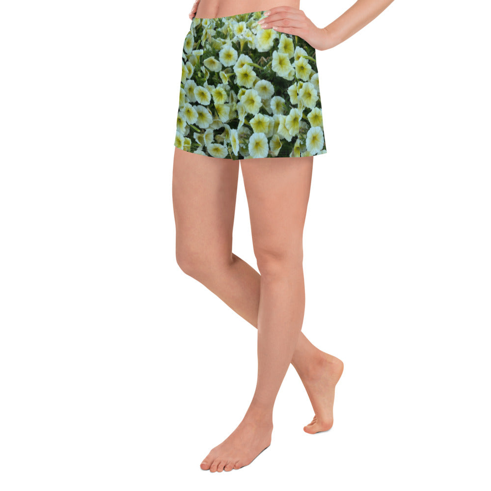 Victoria Flowers Women’s Recycled Athletic Shorts