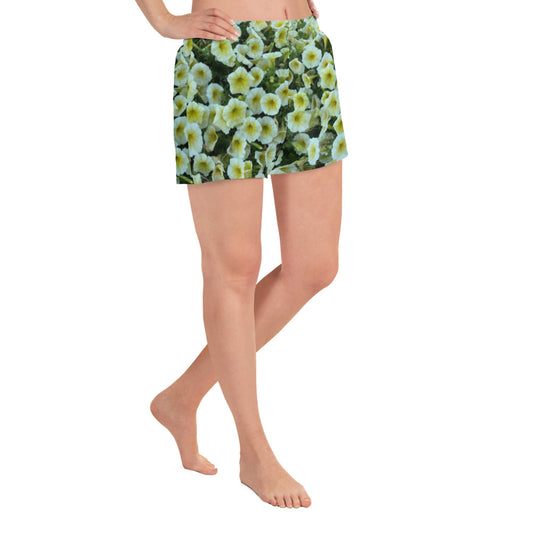 Victoria Flowers Women’s Recycled Athletic Shorts