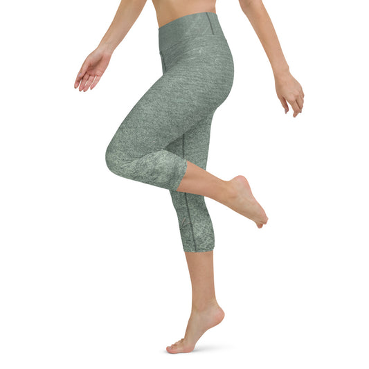 Tennis Clay/Rackets Yoga Capri Leggings