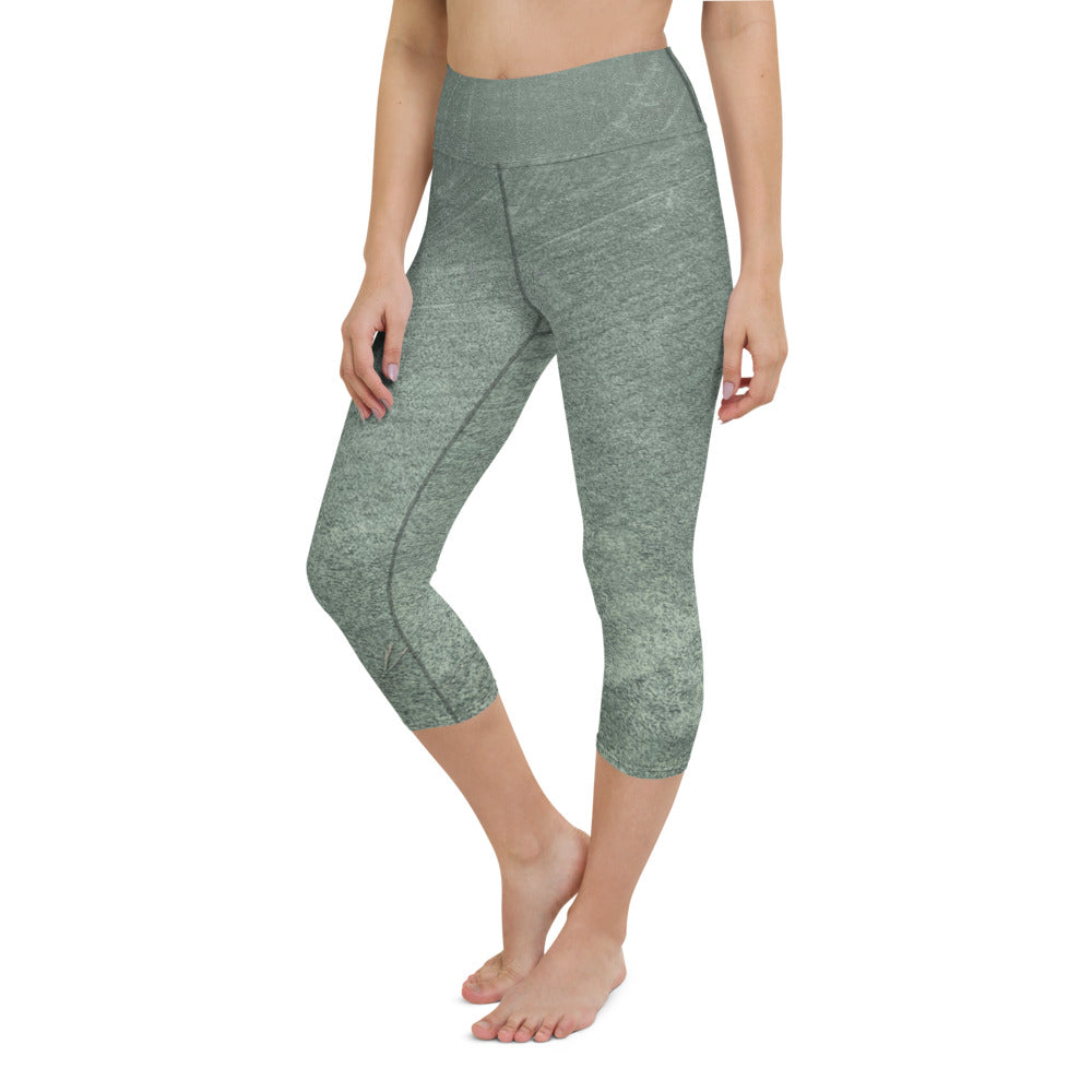 Tennis Clay/Rackets Yoga Capri Leggings