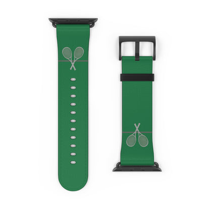 Tennis Apple Watch Band - Dk Green - 42-45 mm (AWB-T-DGGR-42)