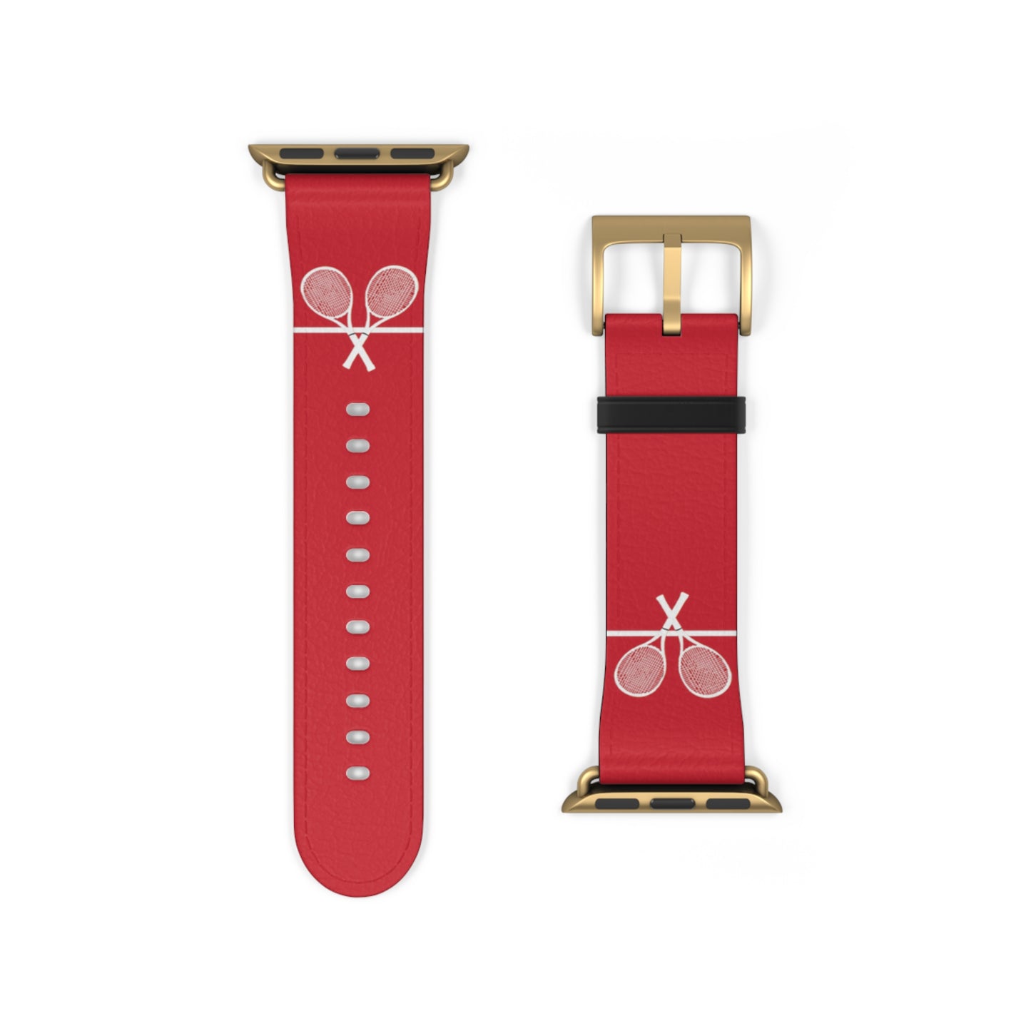 Tennis Apple Watch Band - Dk Red - 38-41 mm (AWB-T-DRWR)