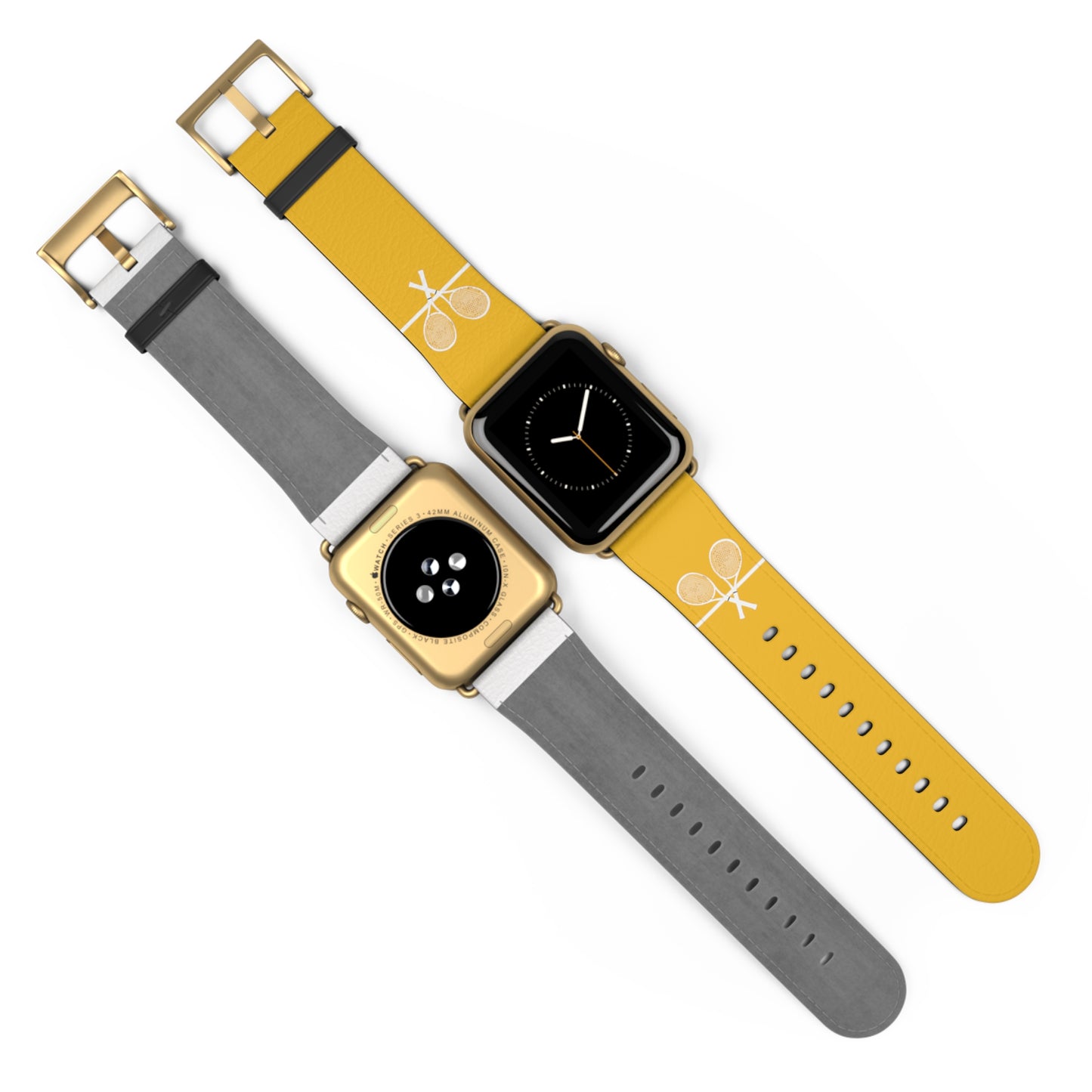 Tennis Apple Watch Band - Yellow - 42-45 mm (AWB-T-YWR-42)