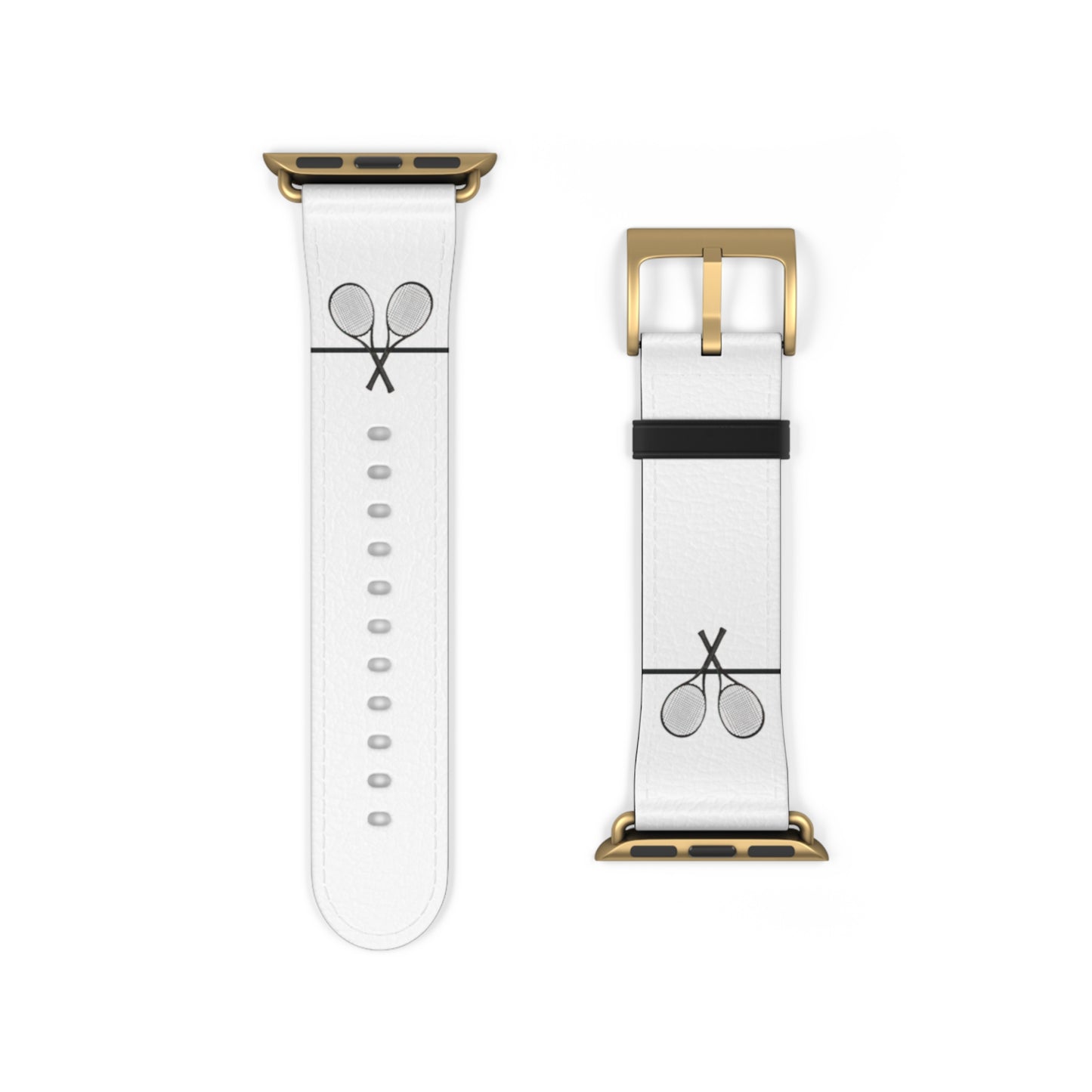 Tennis Apple Watch Band - White - 38-41 mm (AWB-T-WBR)