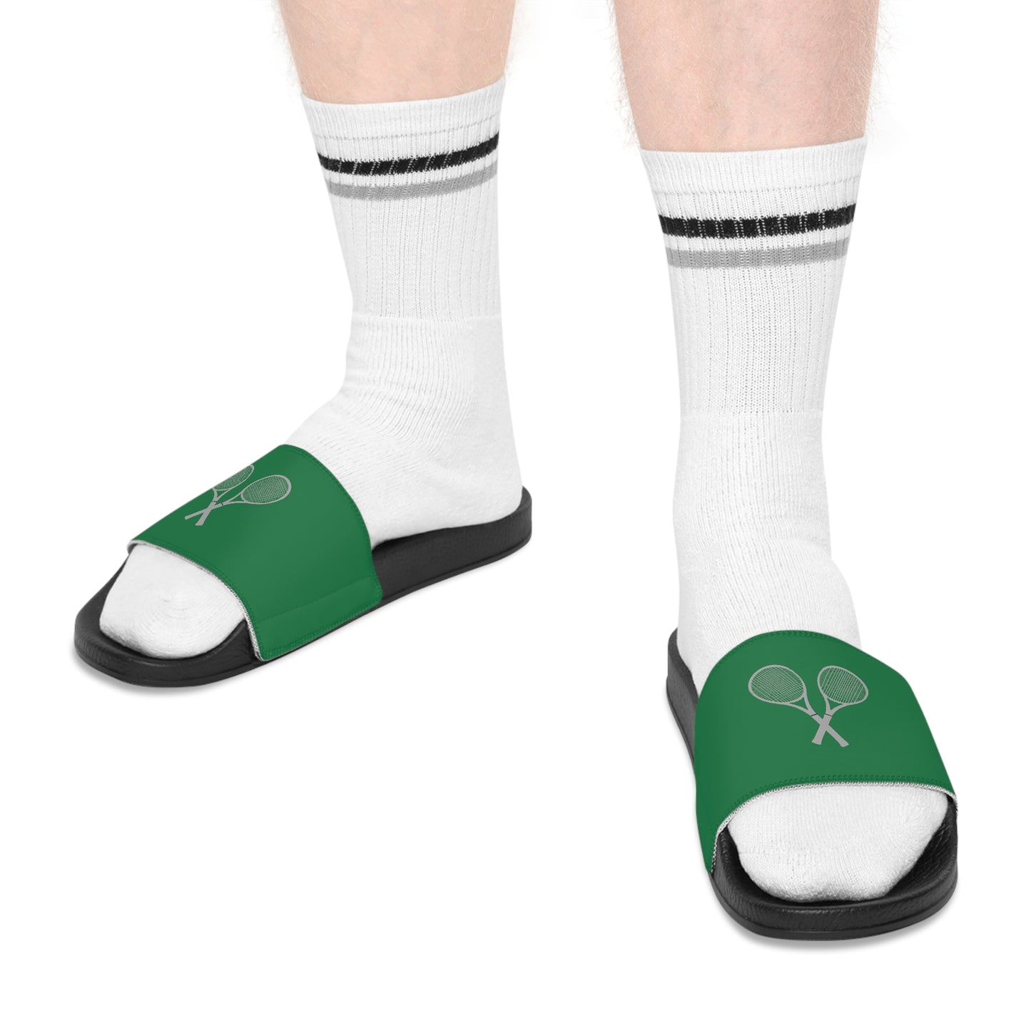 Men's Slide Sandals - Dk Green (MS-T-DGGR)