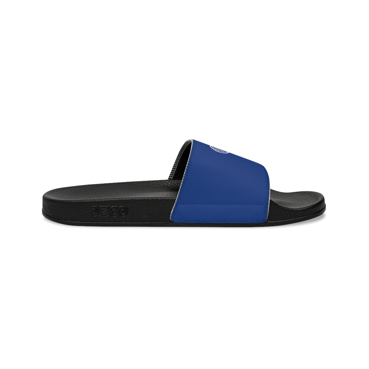 Tennis Racket Women's Slide Sandals - Dk Blue (WS-T-DBWR)