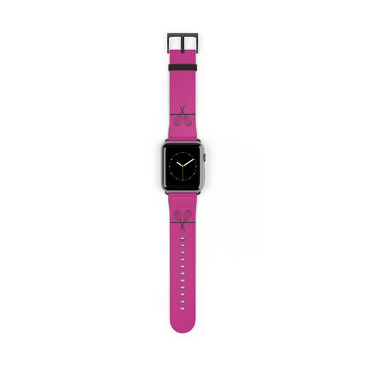 Tennis Apple Watch Band - Dk Pink - 42-45 mm (AWB-T-DPIBR-42)
