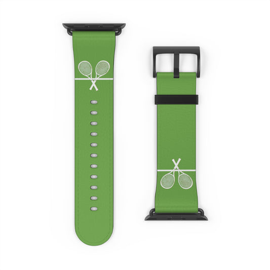 Tennis Apple Watch Band - Dk Green - 42-45 mm (AWB-T-LGWR-42)