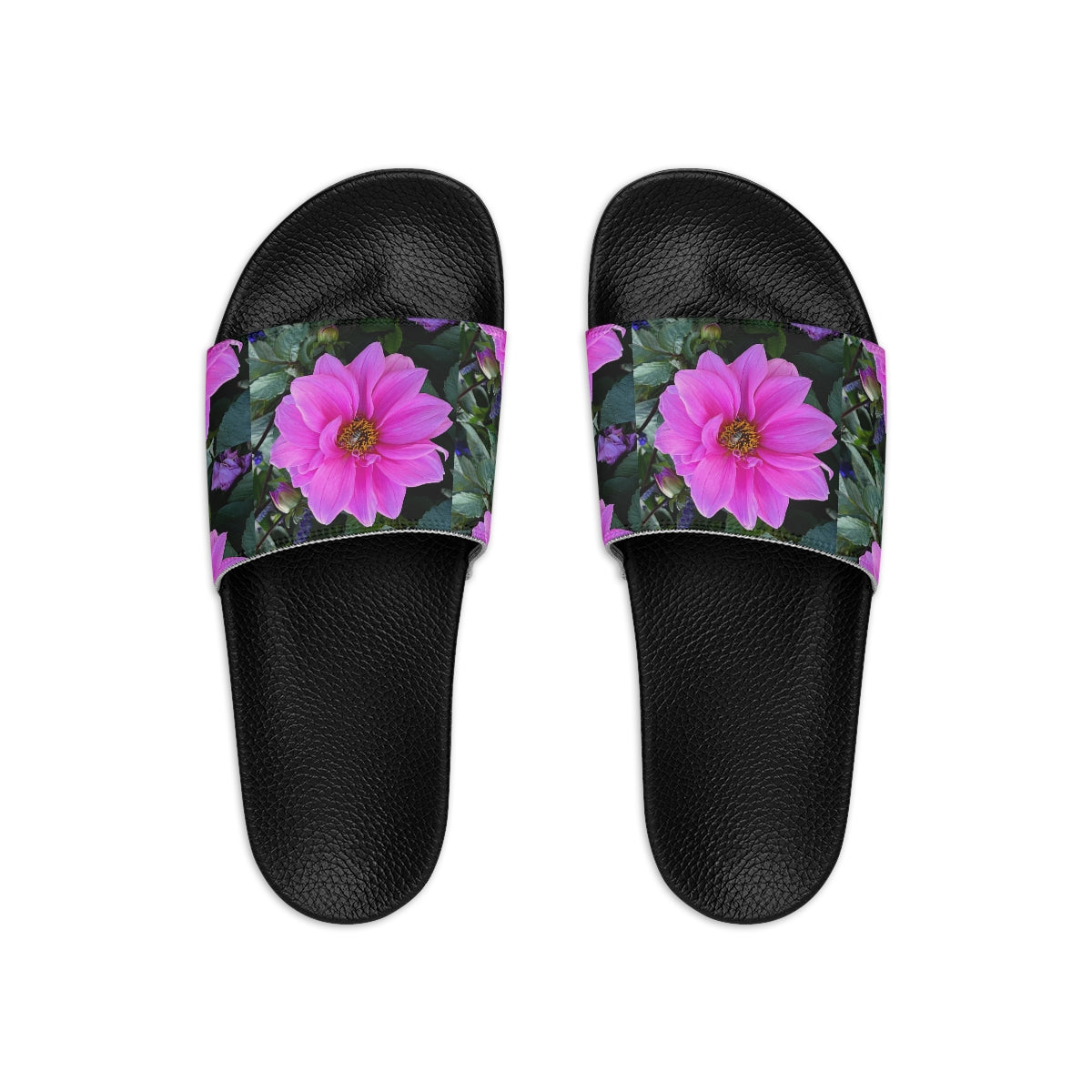 Victoria Pink Flower Women's Slide Sandals