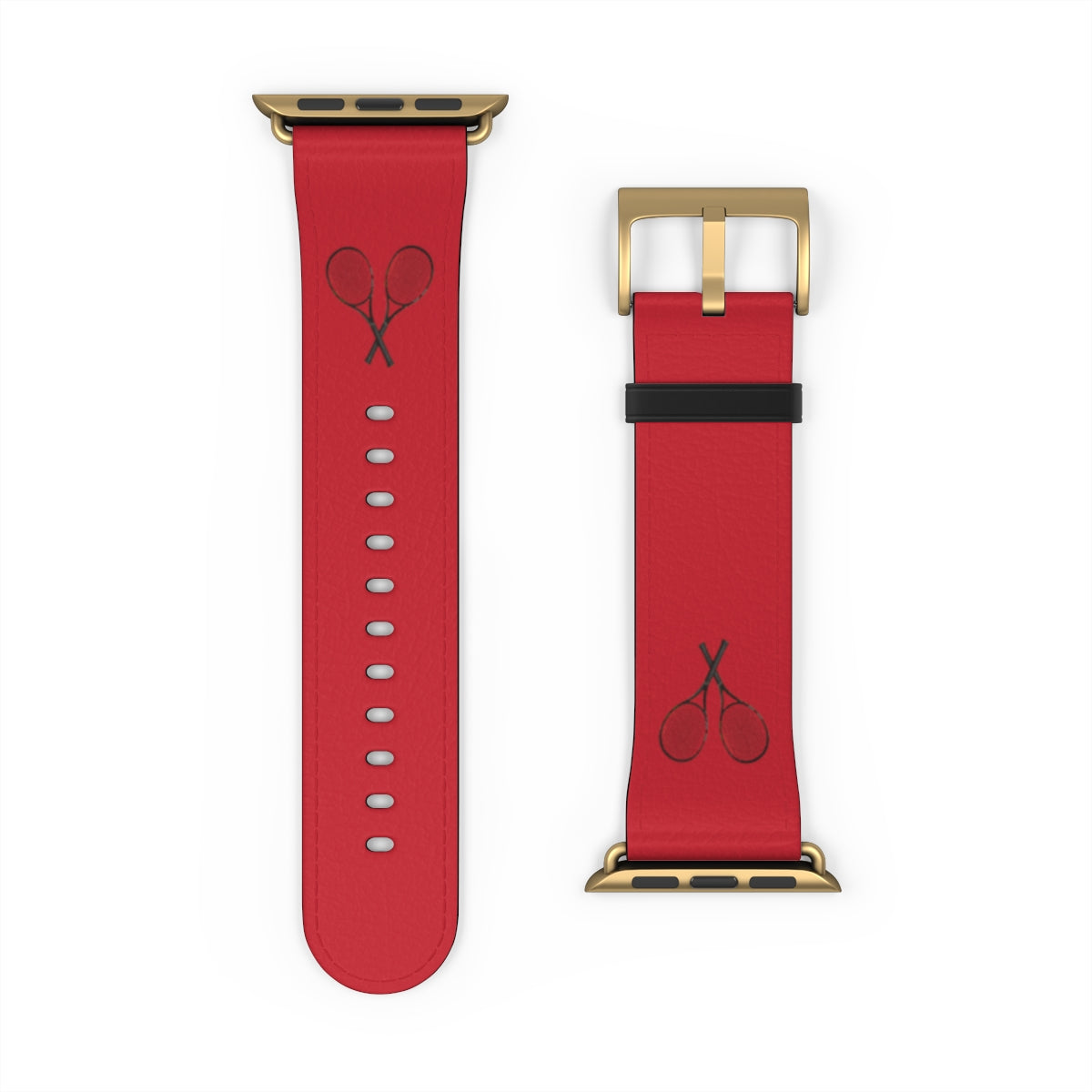 Tennis Apple Watch Band - Dk Red - 42-45 mm (AWB-T-DRBR-42)