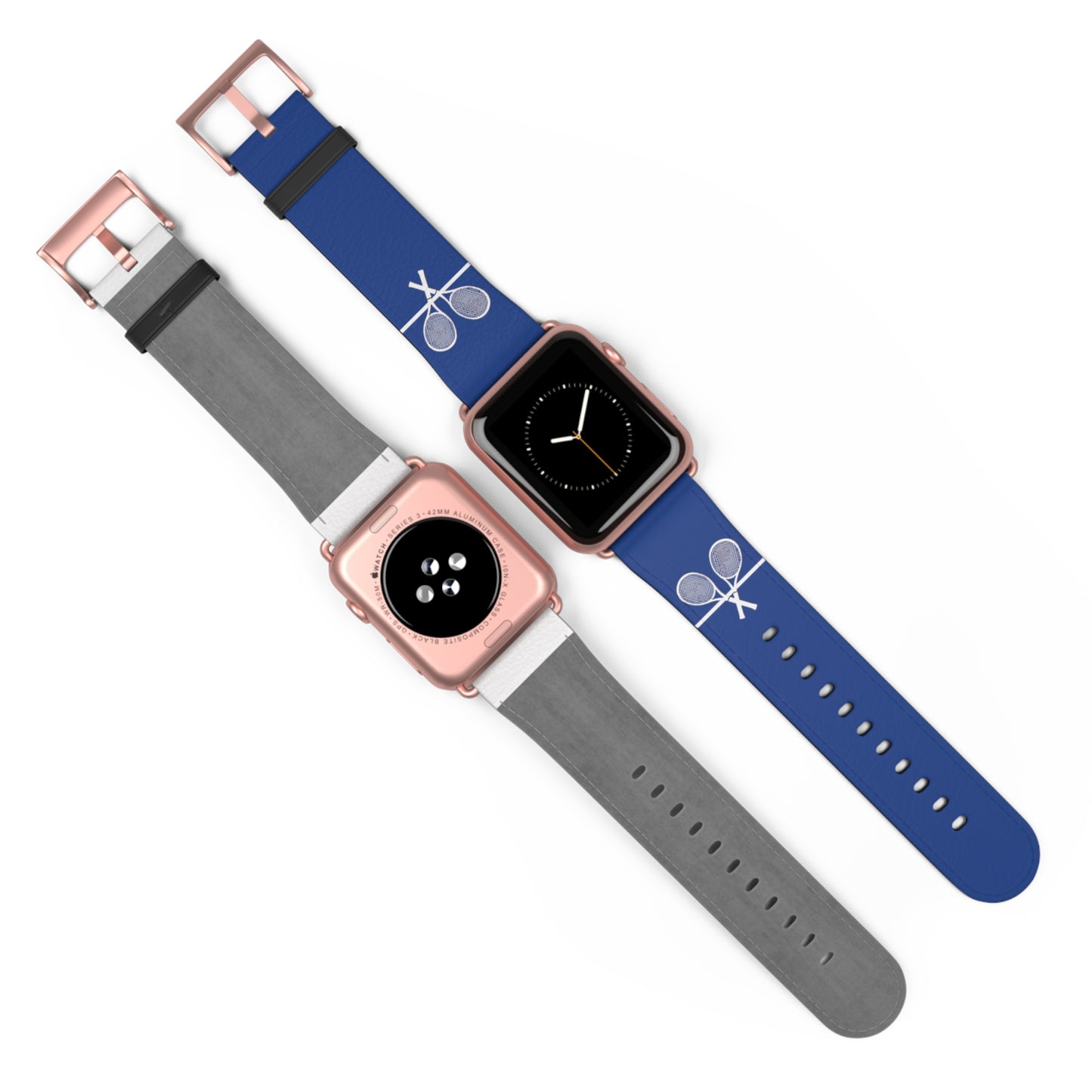 Tennis Apple Watch Band - Dk Blue - 42-45 mm (AWB-T-DBWR-42)